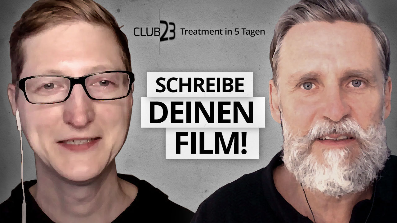 Florian Puchert und Robert Krause: Schreibe deinen Film mit dem Onlinekurs „Treatment in 5 Tagen“
