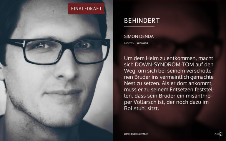 Synopsis der Komödie „Behindert“ von Simon Denda