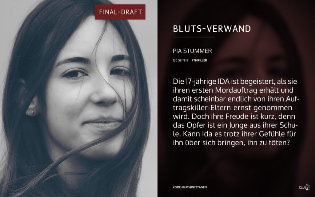 Synopsis des Thrillers „Bluts-Verwand“ von Pia Stummer