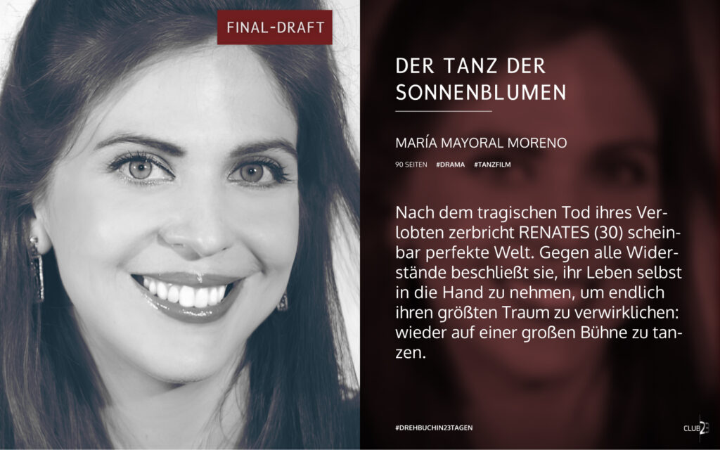 Synopsis des Drehbuchs „Der Tanz der Sonnenblumen“ von María Mayoral Moreno