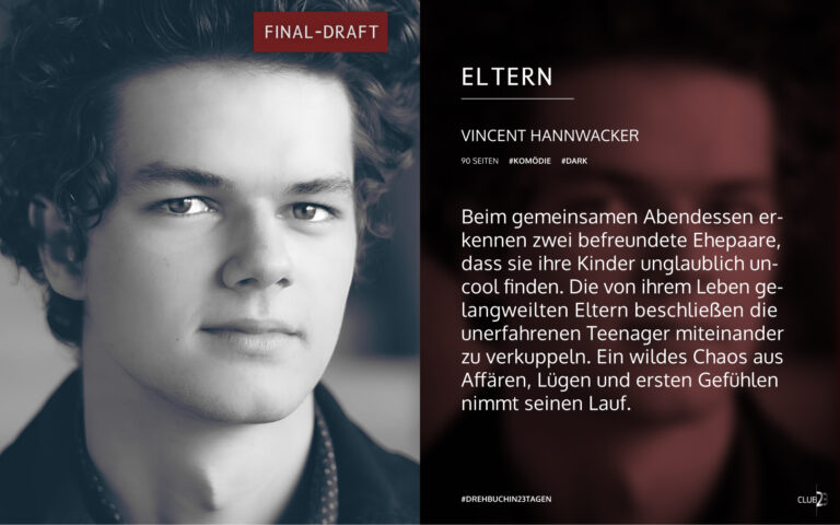 Synopsis der dunklen Komödie „Eltern“ von Vincent Hannwacker