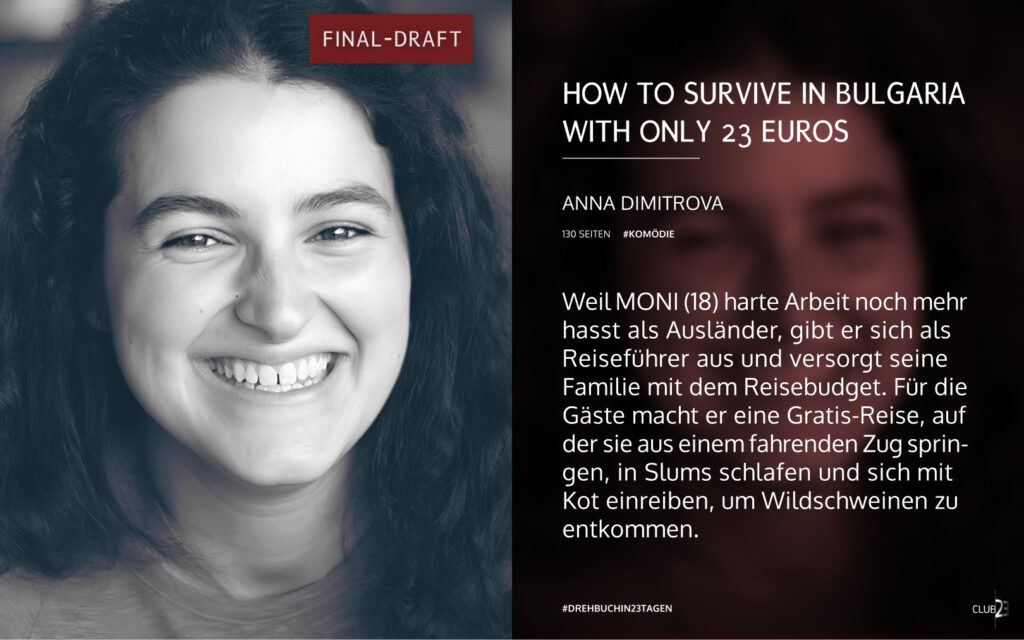 Synopsis der Komödie „How to survive in Bulgaria with only 23 Euros" von Anna Dimitrova