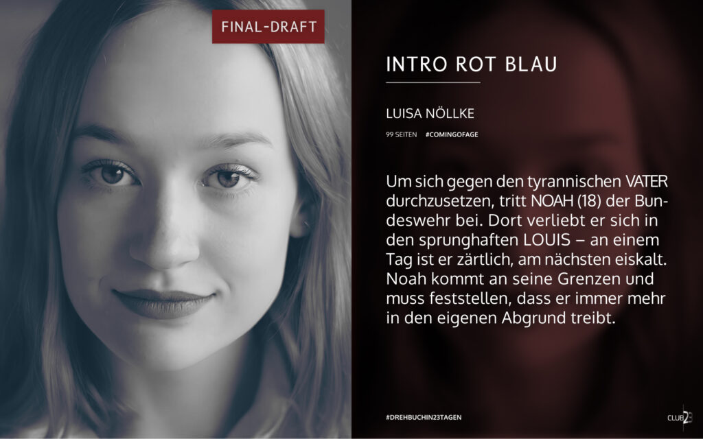 Synopsis des Coming-of-Age „Intro Rot Blau“ von Luisa Nöllke