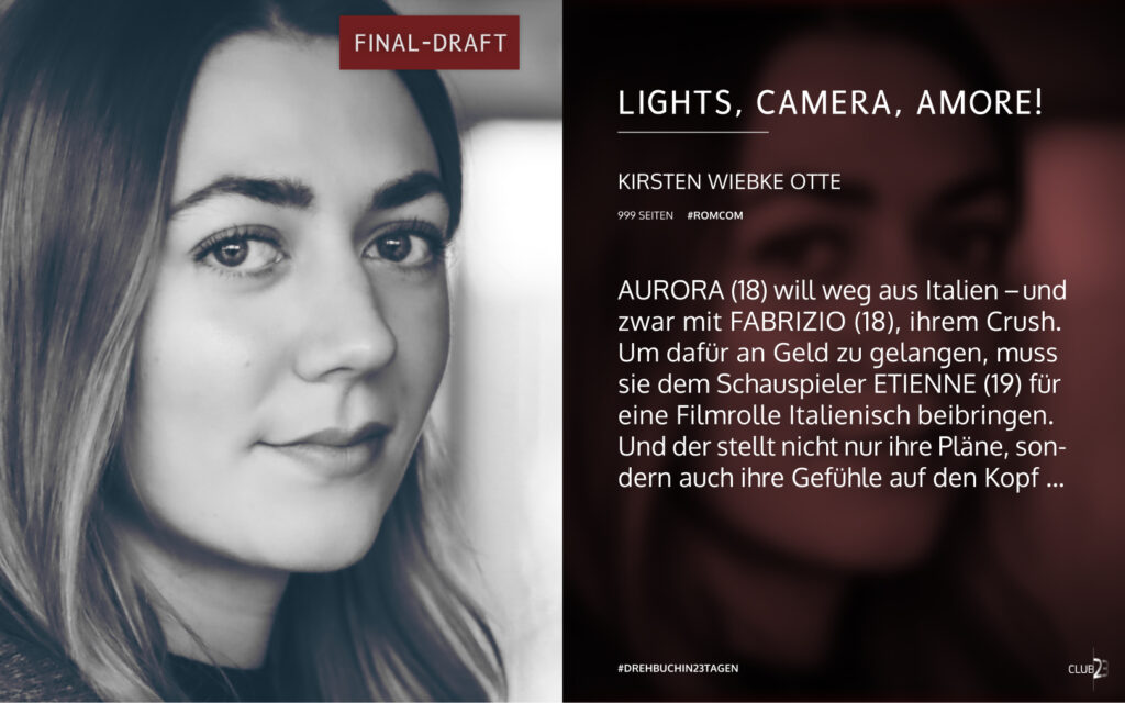 Synopsis der Romcom „Lights, Camera, Amore!“ von Kirsten Wiebke Otte